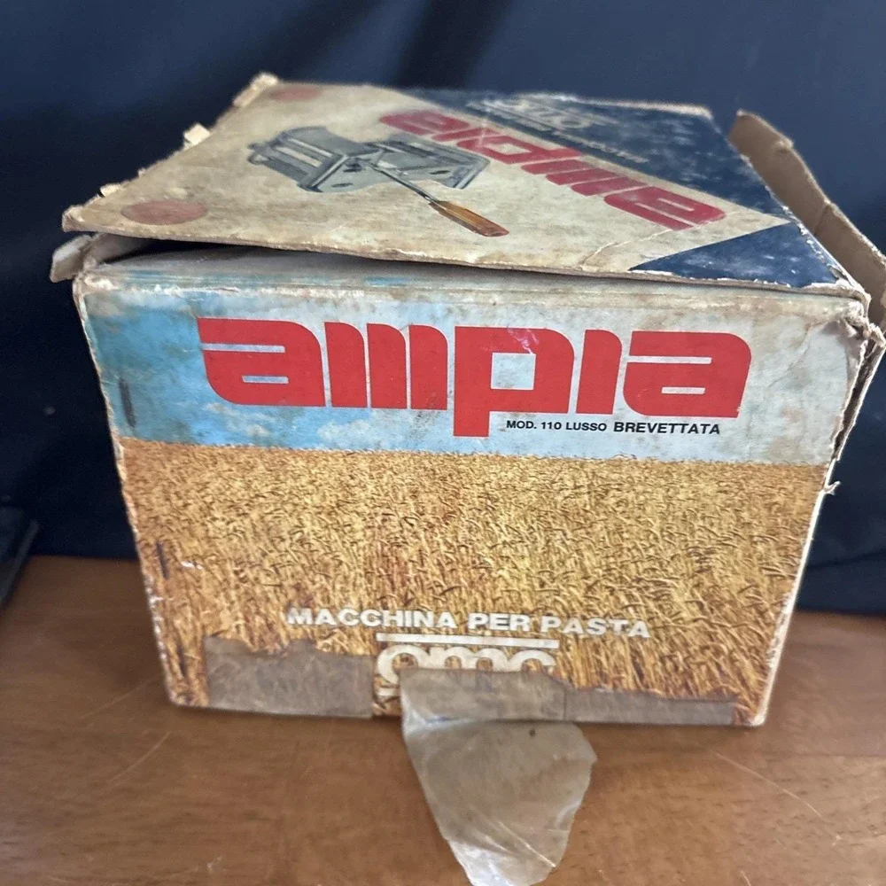 Vintage AMPIA Brevettata MODEL 110 Pasta Maker Tipo Lusso - Made in Italy